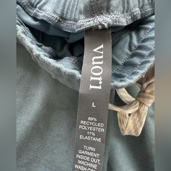 NWT $94 Vuori Dream Knit Performance Jogger Smoke Blue Heather Womens L - Picture 8 of 8